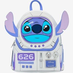 Loungefly Blue and Purple Stitch Backpack